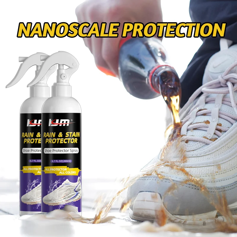 Sneaker Protector Spray - Shoe Protector Spray Waterproof Stain Repellent