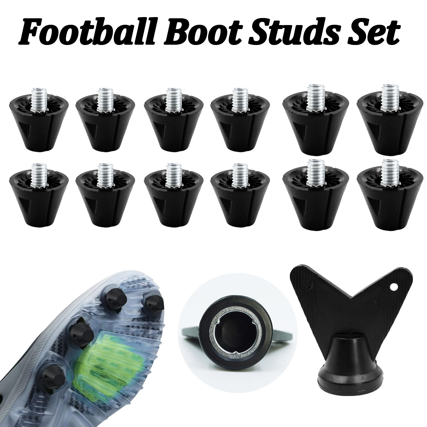 4/12PCS Football Boot Studs Re - Sneaker Care Set review and price