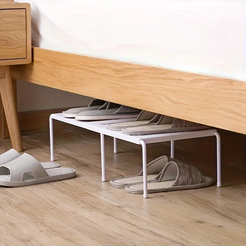 Adjustable Plastic Shoe Rack M - Sneaker Care White review and price