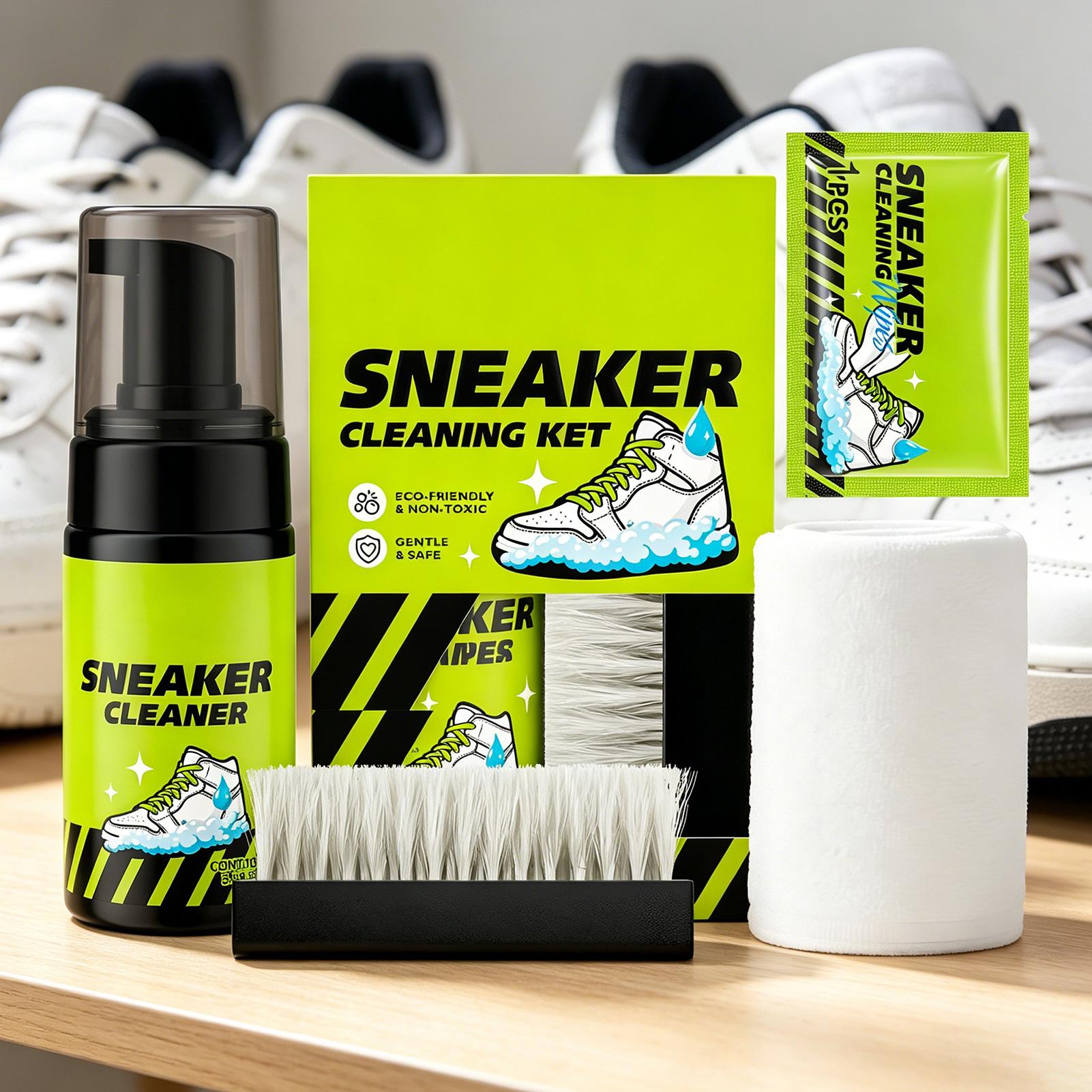 Sneaker Cleaner 4 Pieces 100ml - Sneaker Care White review and price