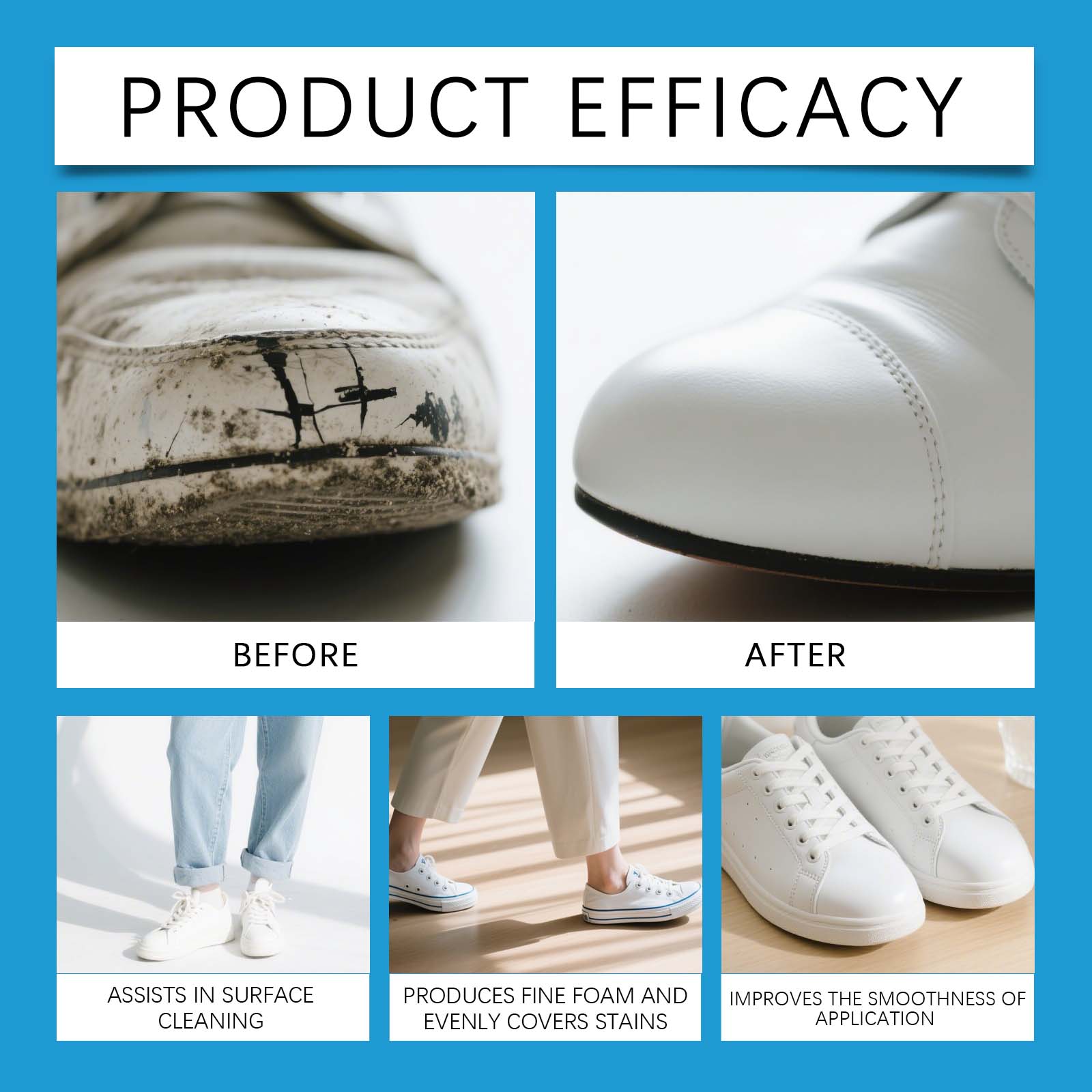 White Shoe Cleaner Cream Sneak - Sneaker Cleaner review and price