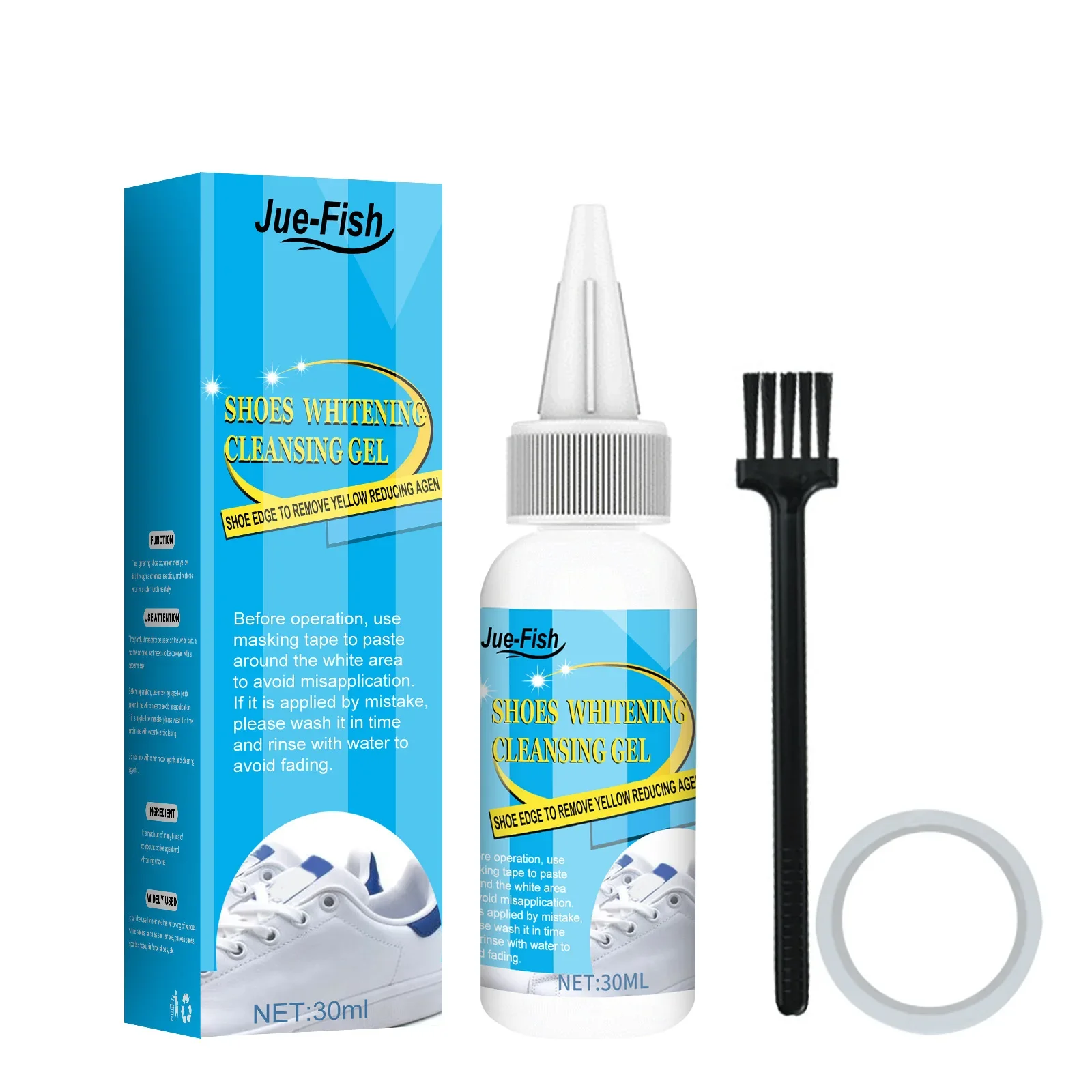 White Shoes Cleaning Gel Stain - Sneaker Cleaner review and price