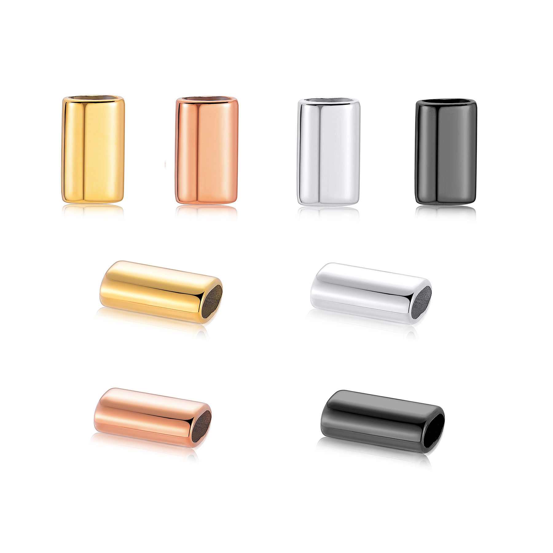 6PCS Stainless Steel Charm Sli - Patent Leather Shine review and price