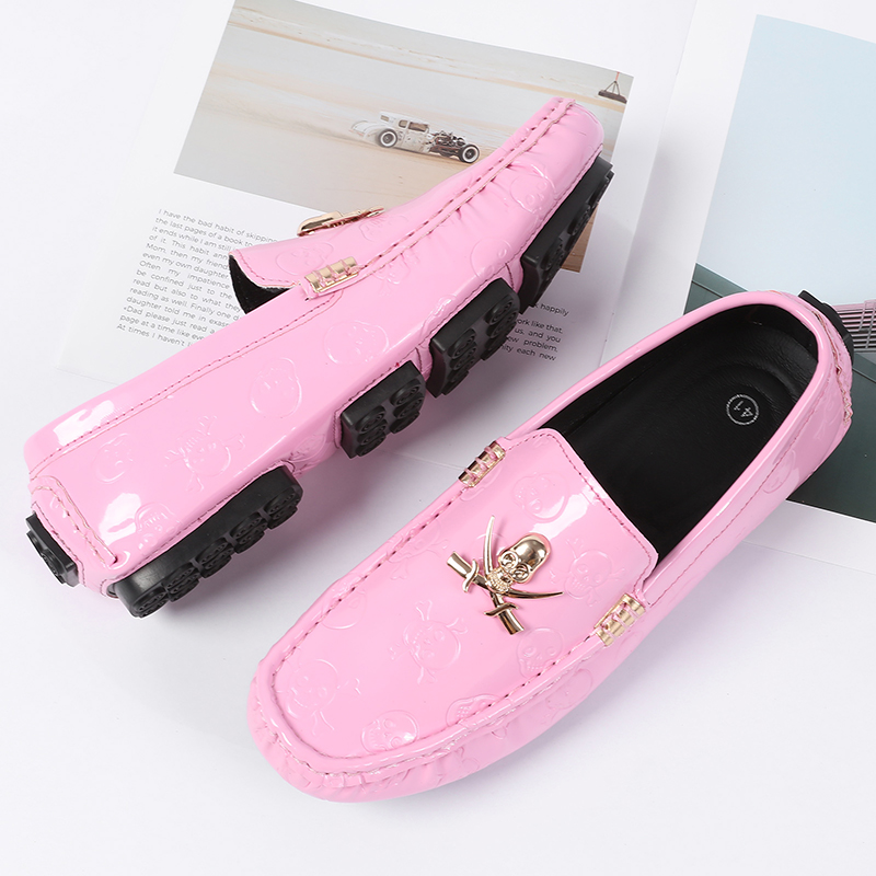 Men Quality Shoes Shine Skull  - Patent Leather Shine review and price