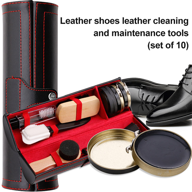 1 Set Leather Shoes Polish Set - Sneaker Care Set review and price